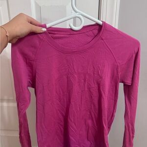 Lululemon Pink Long Sleeve Top